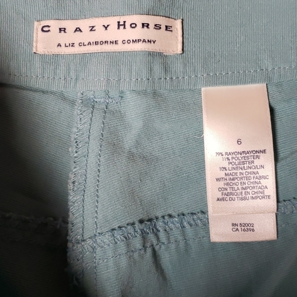 👖CRAZY HORSE BY LIZ CLAIBORNE CAPRIS - Picture 7 of 7
